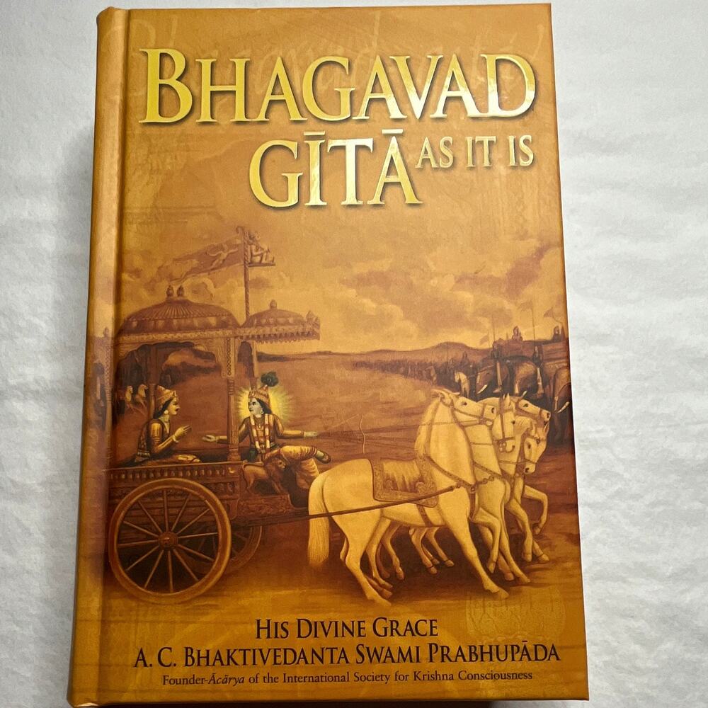 Bhaktivedanta Book Trust Bhagavad-Gita As It Is Prabhupada 1997 HC Illus